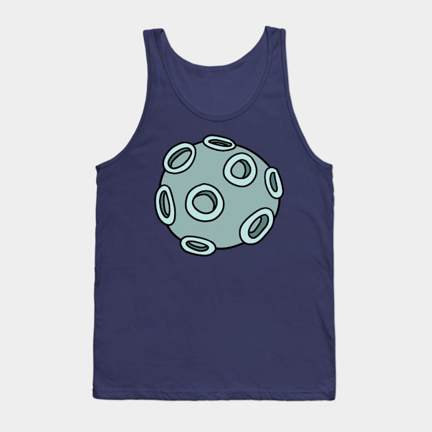 Cratered Planet Tank Top by saradaboru